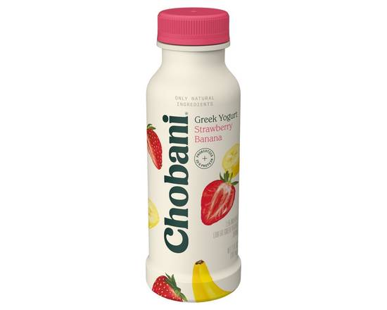 Chobani · Strawberry Banana Greek Yogurt Drink (7 oz)