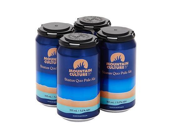 Mountain Culture Status Quo Pale Ale Can 4x355mL