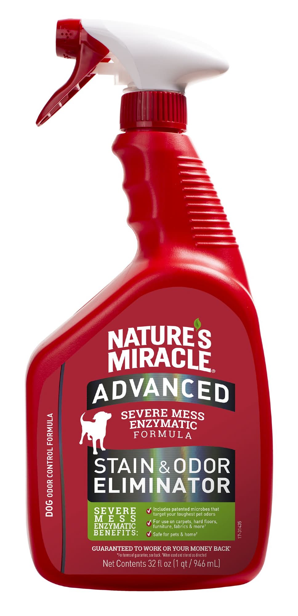 Nature's Miracle Advanced Stain and Odor Eliminator for Dogs (Size: 32 Fl Oz)