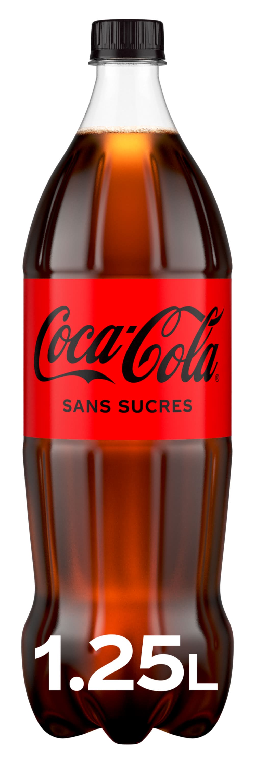 Coca-Cola - Soda au cola sans sucre (1,25L)