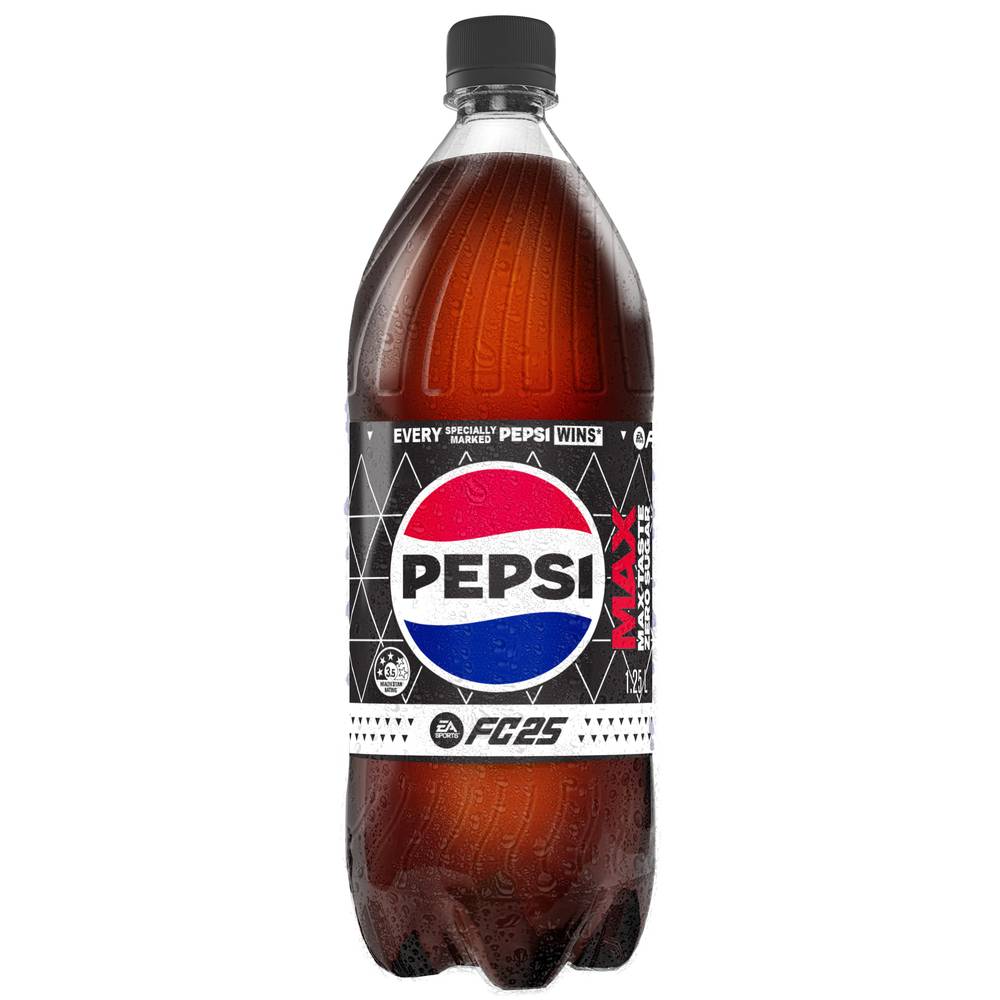 Pepsi Max Soft Drink 1.25L ea