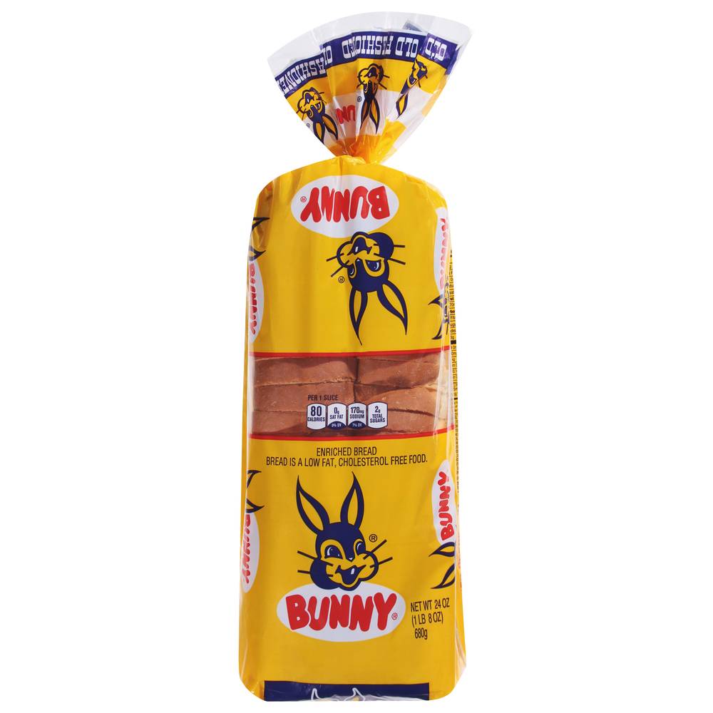 Bunny Old Fashioned Enriched Sliced White Bread