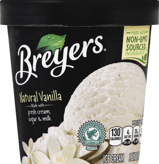 Breyers Ice Cream (natural vanilla)
