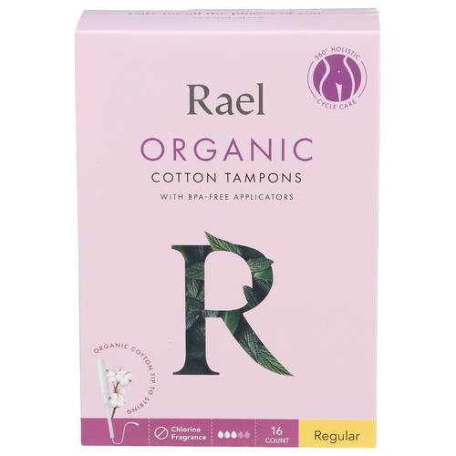 Rael Regular Cotton Tampons