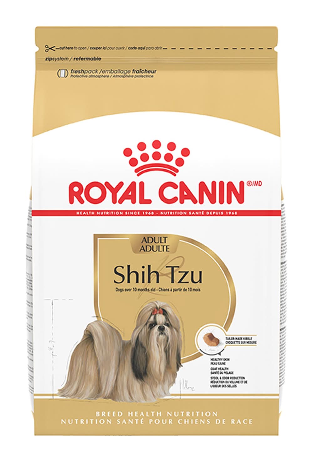Royal Canin Adult Dry Dog Food - Shih Tzu Breed Health Nutrition (Flavor: Chicken, Size: 2.5 Lb)