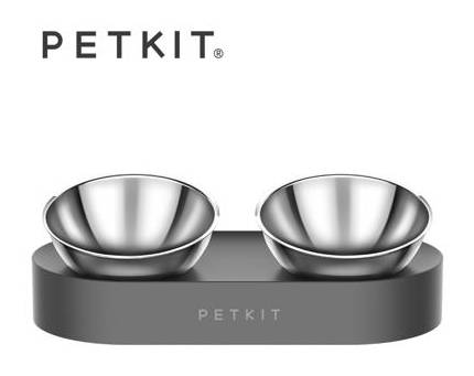 【Petkit佩奇】寵物15°可調式架高碗 雙口(不鏽鋼)#20776756