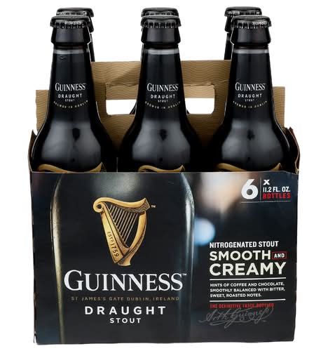 Guinness Draught 6 Pack Bottles