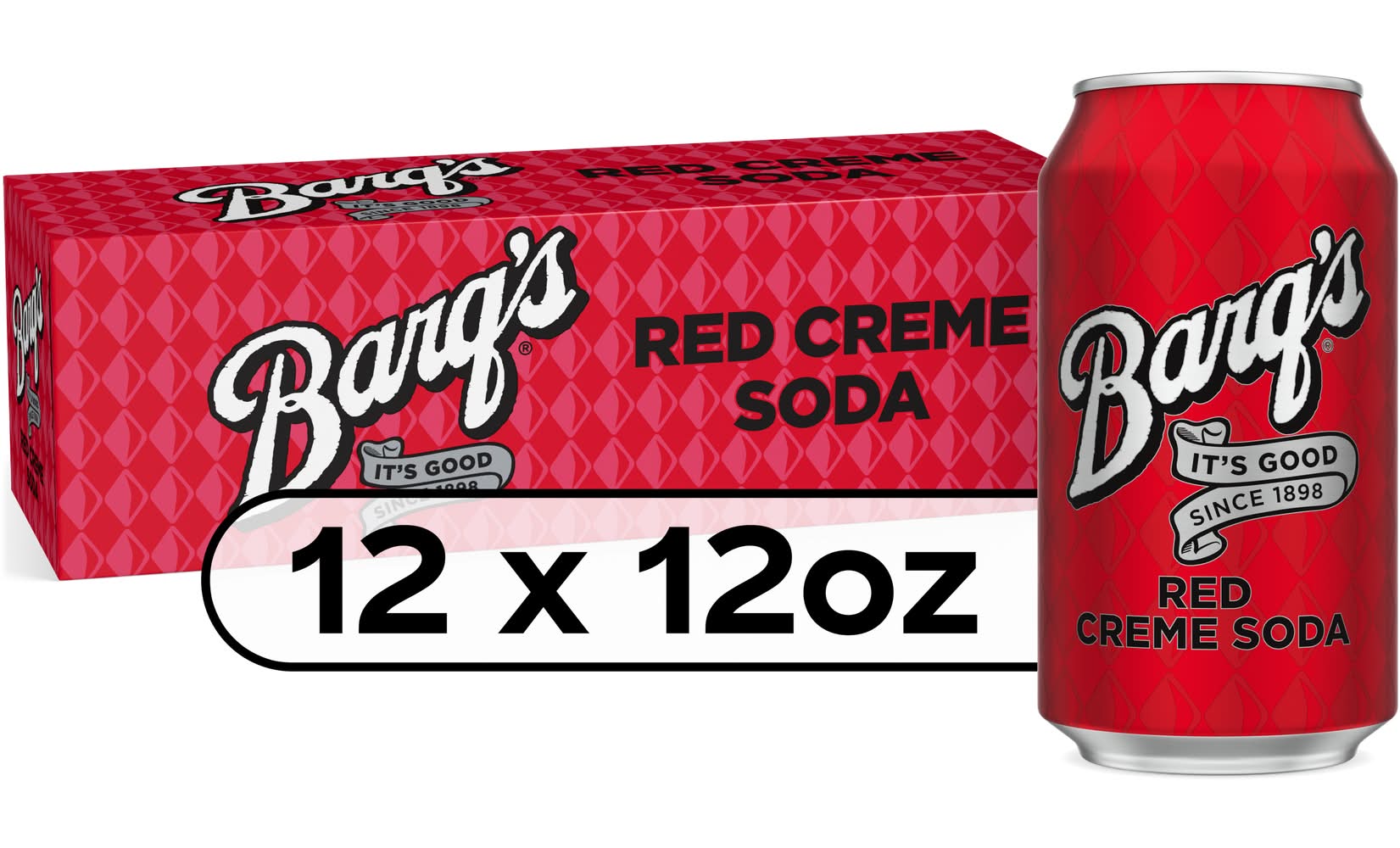 Barq's Soda, Red Creme (12 x 12 fl oz)