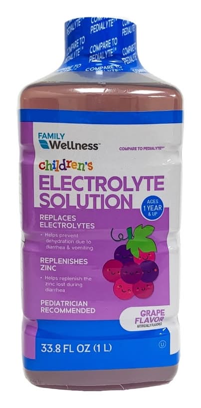 Powerlyte Pediatric Electrolyte Oral Solution, Grape (33.8 fl oz)