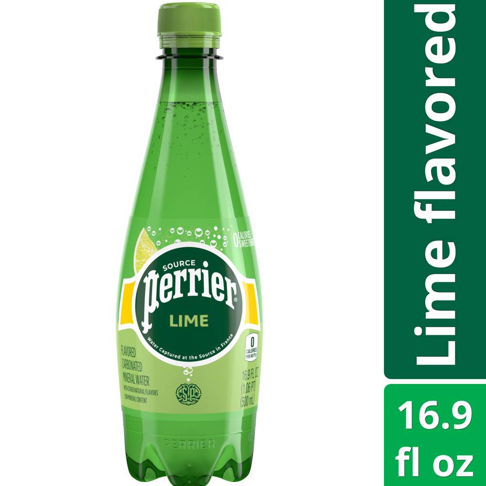 Perrier Sparkling Mineral Water, Lime (16.9 fl oz)