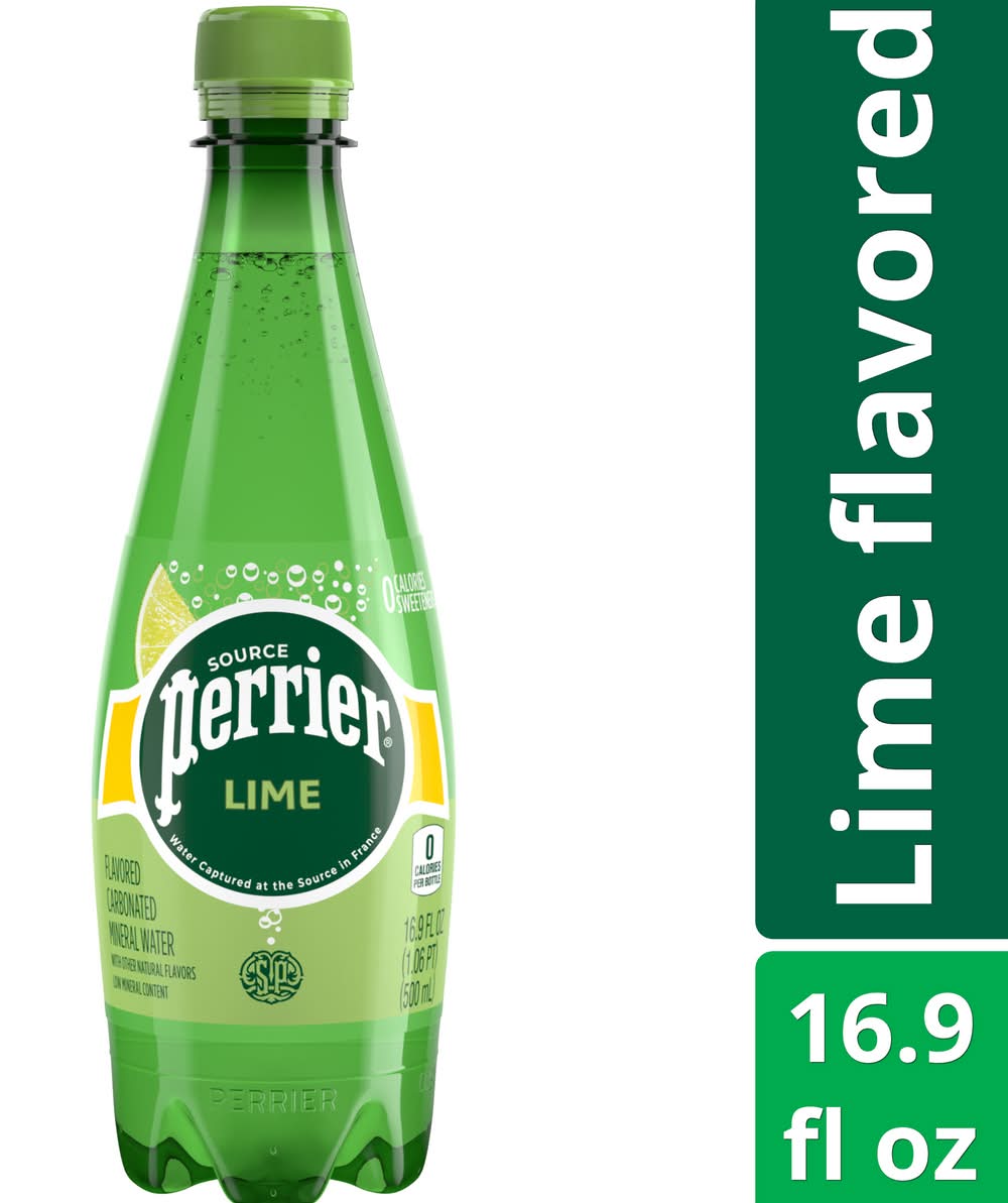 Perrier Sparkling Mineral Water, Lime (16.9 fl oz)
