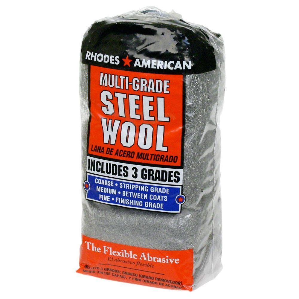 Homax 3.25-in x 4-in Multi-grade Steel Wool | 10121114