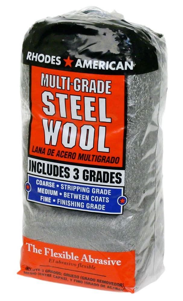 Homax 3.25-in x 4-in Multi-grade Steel Wool ( 12 Pack )