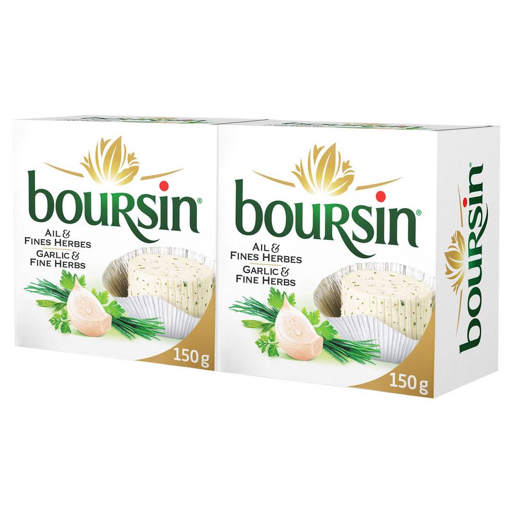 Boursin Ail 12 2X150G Wcsl 30 Ecsl 40  14T8H