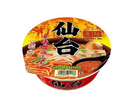 227870：ニュータッチ 凄麺 仙台辛味噌ラーメン カップ 152G / New Touch Sugomen Karamiso Ramen