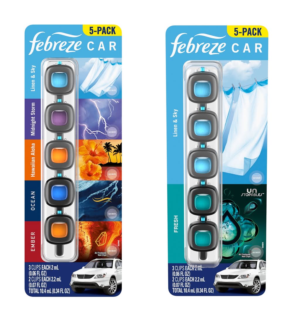 Febreze Car Air Freshener Clips (5ct)
