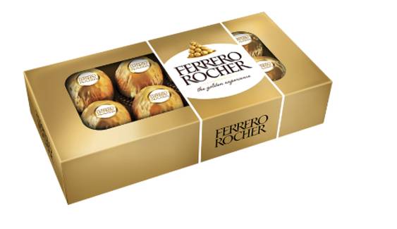 Ferrero rocher bombones de chocolate (100 g)