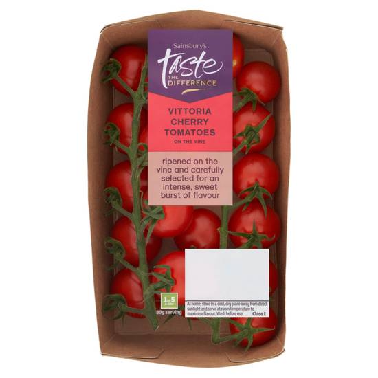 Sainsbury's Vittoria Cherry Vine Tomatoes,  Taste the Difference 250g