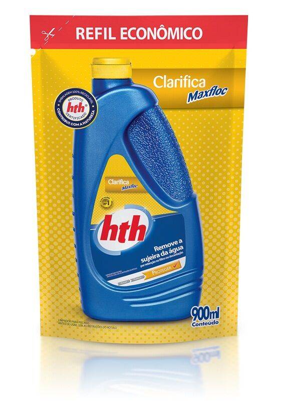 Hth refil de clarificante e floculante maxfloc (900ml)