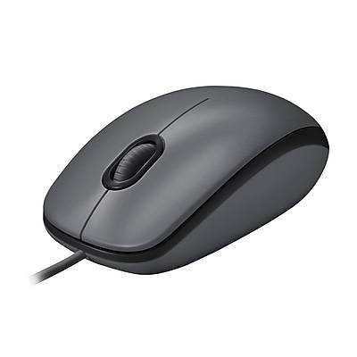 Logitech M100 Wired Usb Mouse Gray