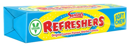 Swizzels Lemon, Refreshers Fizzy Sherbet Centre Soft Chew (43g)