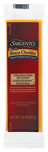 Sargento Sharp Cheddar Cheese Snack