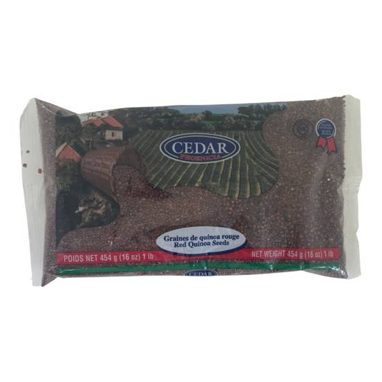 Cedar rouge (454 g) - red quinoa seed (454 g)