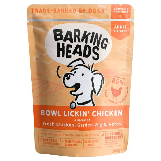 Barking Heads Bowl Lickin' Chicken Complete Dog Food Adult
