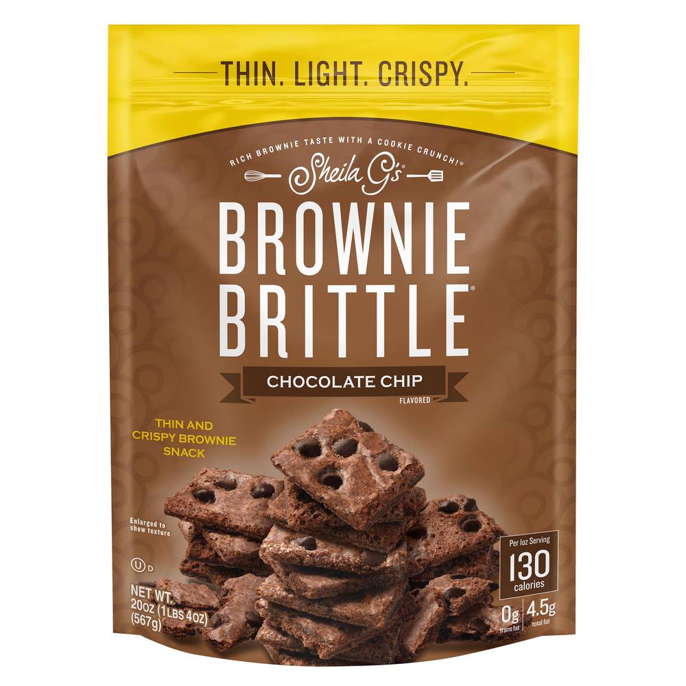 Sheila G's Thin and Crispy Brownie Brittle (chocolate chip)