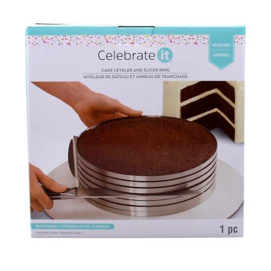 Cake Leveler & Slicing Ring By Celebrate It