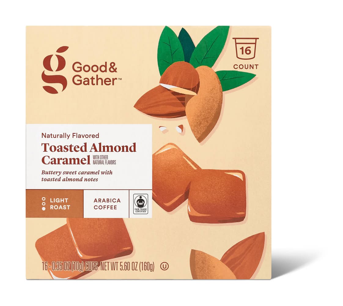 Good & Gather Light Roast Arabic Coffee, Almond Caramel (5.6 oz)