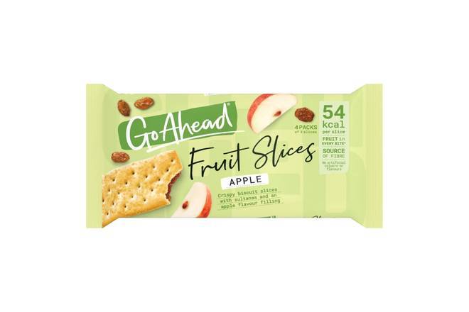 Go Ahead Apple Fruit Slices Crispy Snack Bars (4 pack)