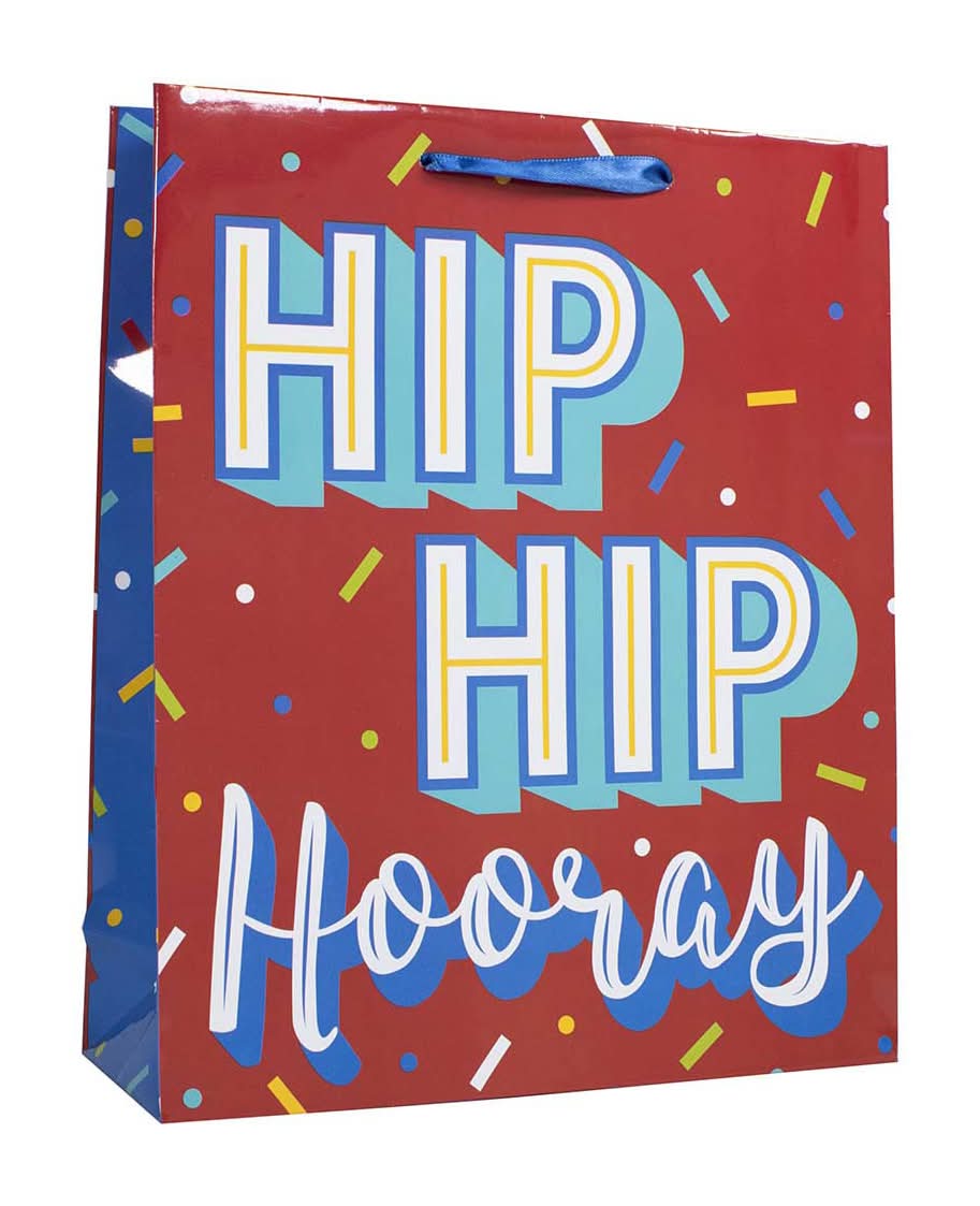 Hip Hip Hooray Gift Bag Large