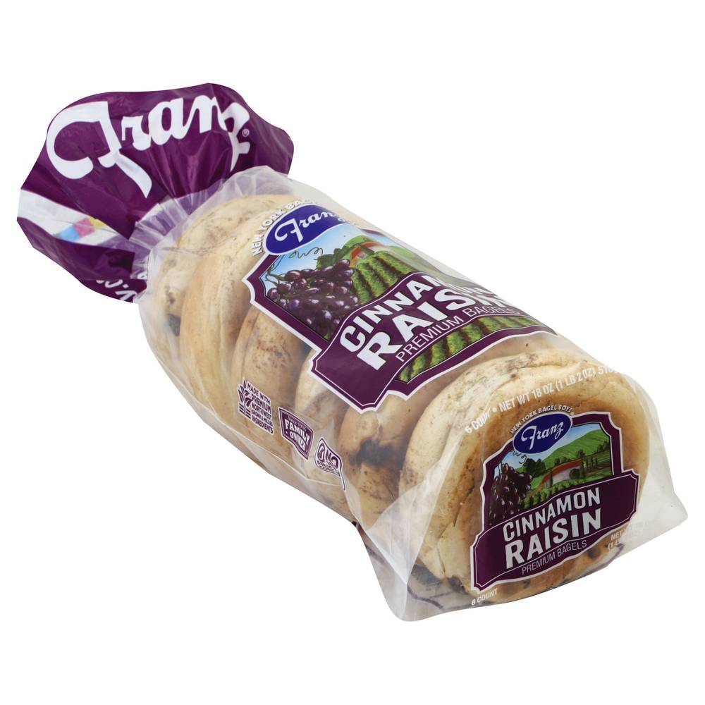 Franz Cinnamon Raisin Bagels (1.12 lbs)