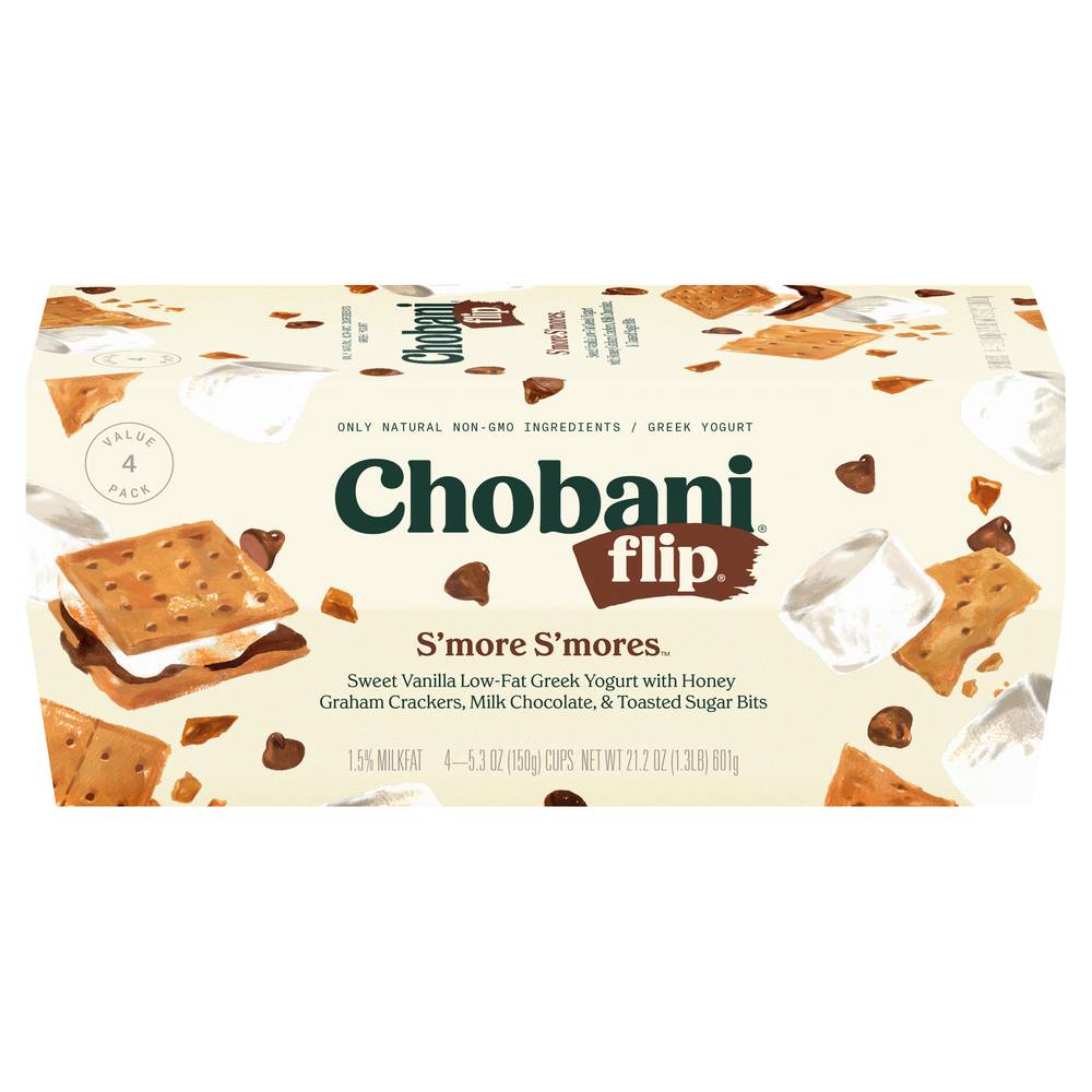 Chobani S'more S'mores Greek Yogurt (5.3 oz, 4 ct)