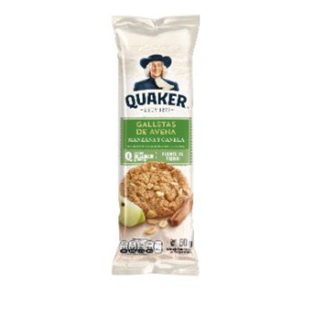 Quaker galletas con manzana y canela (bolsa 60 g)