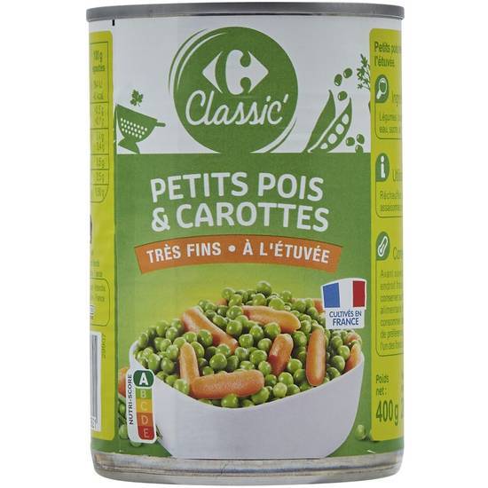 Carrefour Classic' - Petits pois et carottes