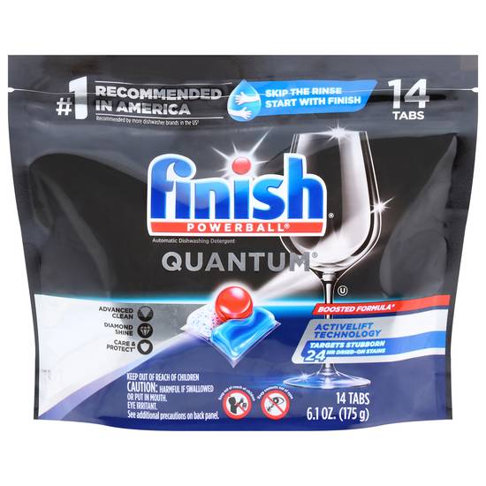 Finish Powerball Quantum Automatic Dishwashing Detergent