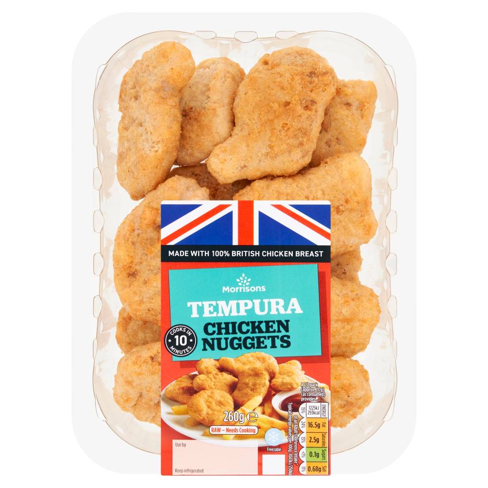 Morrisons Battered Chicken Nuggets (260g)