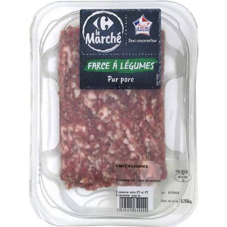 Carrefour Le Marché - Farce à légumes pur porc