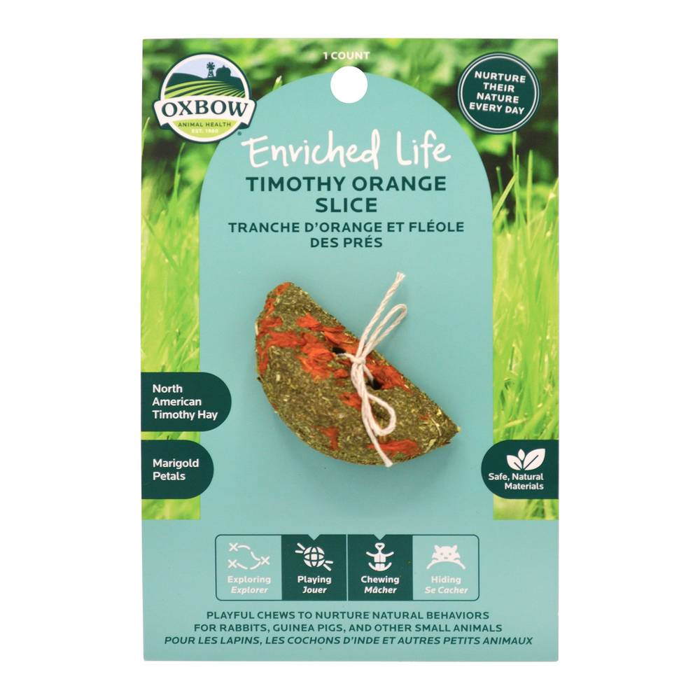 Oxbow Enriched Life Timothy Orange Slice Small Pet Chew