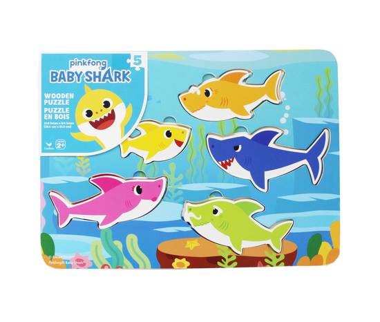 Pinkfong Baby Shark Chunky Wood Puzzle Games