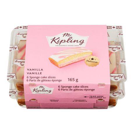 Mr. Kipling Vanilla Sponge Cake Slices