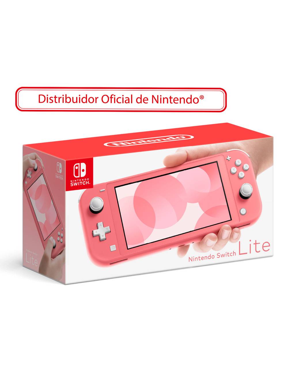 Nintendo consola switch lite coral (1 u)