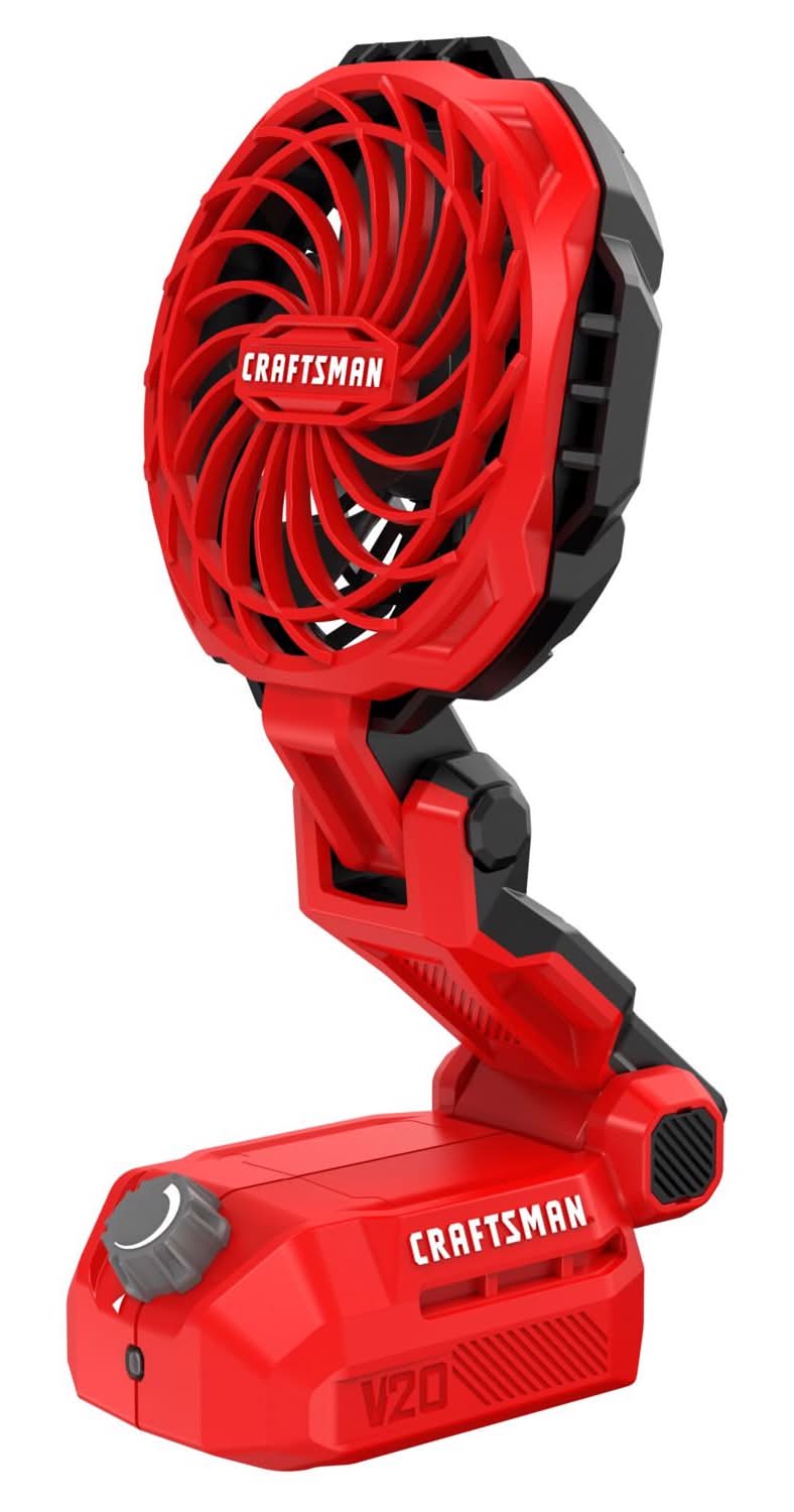 Craftsman V20 10.5 In. H X 4 In. D Personal Fan