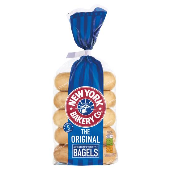 New York Bakery Co. The Original Bagels Fresher For Longer (5 pack)