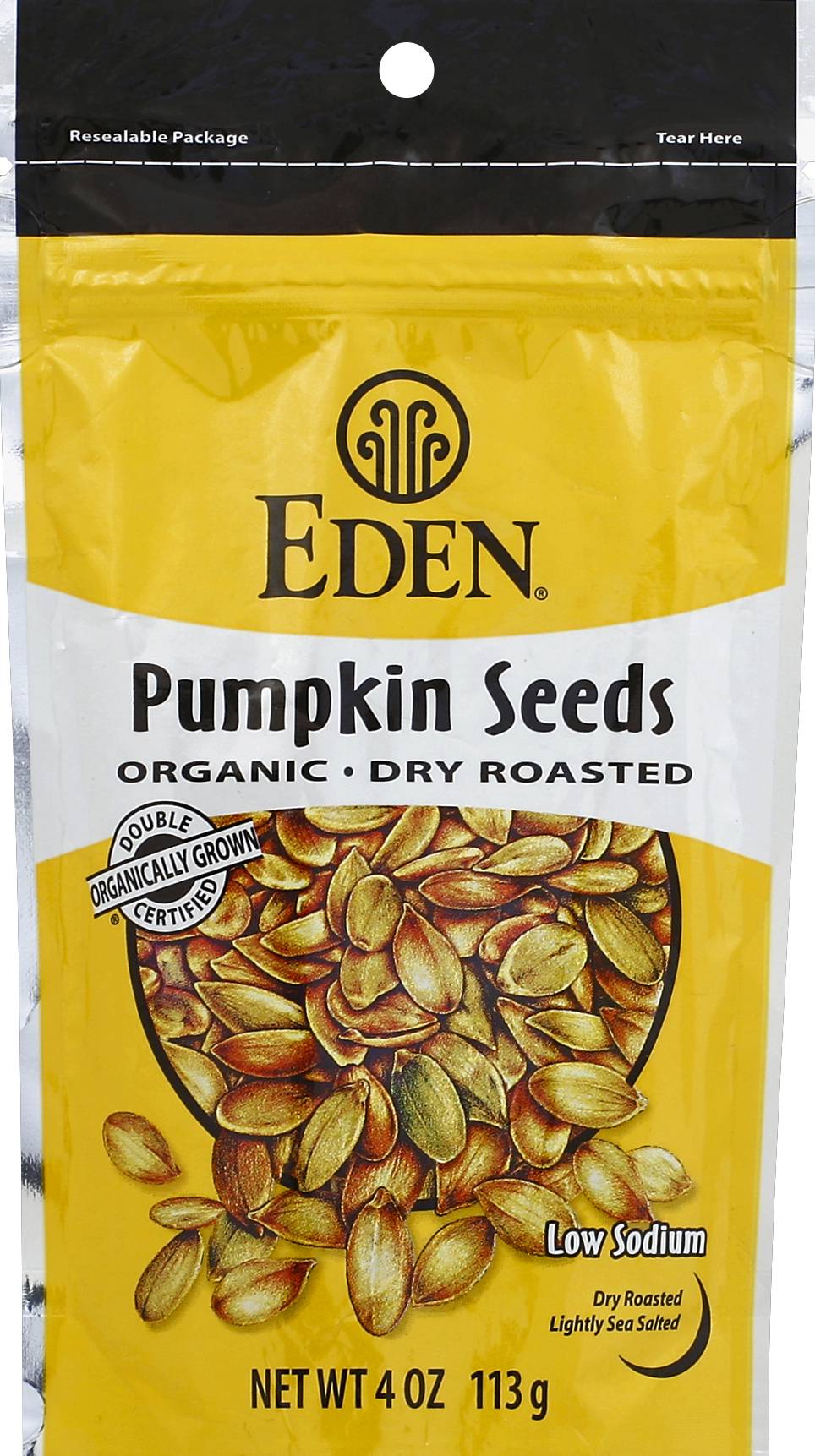 Eden Organic Dry Roasted Pumpkin Seeds (4 oz)