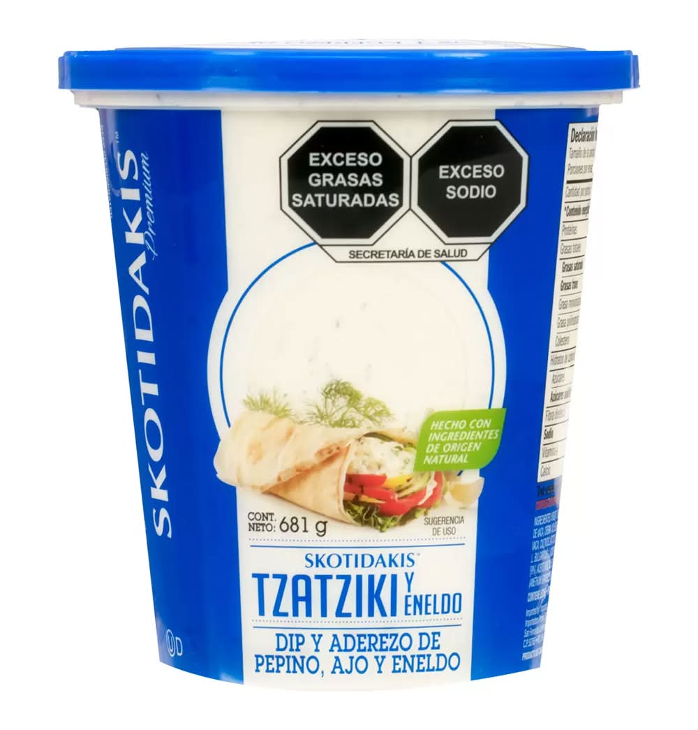 Skotidakis · Dip y aderezo de pepino ajo y eneldo (681 g)