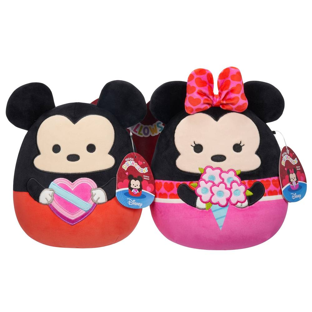 Squishmallows Mickey & Minnie Pair, 8 in