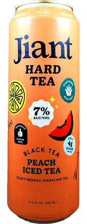 Jiant Hard Tea Black Tea Peach 19.2oz Can